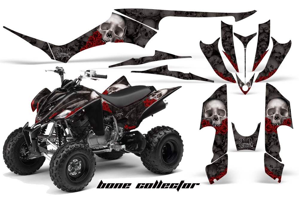 Yamaha Raptor 350 Graphics BoneCollector Black